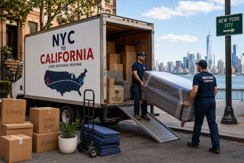 Moving Companies NYC to California